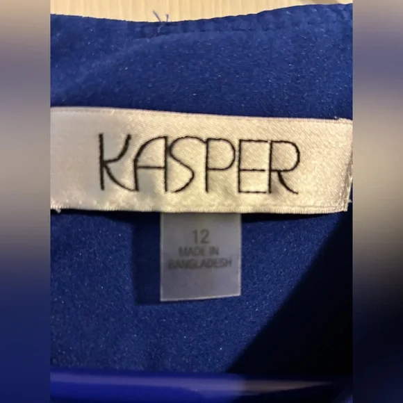 Kasper Royal Blue Blazer and sleeveless Dress - Picture 6 of 6